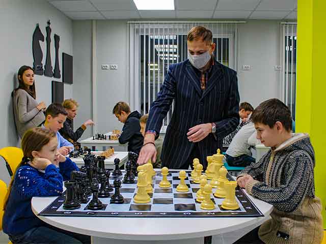 Открытие шахматного клуба